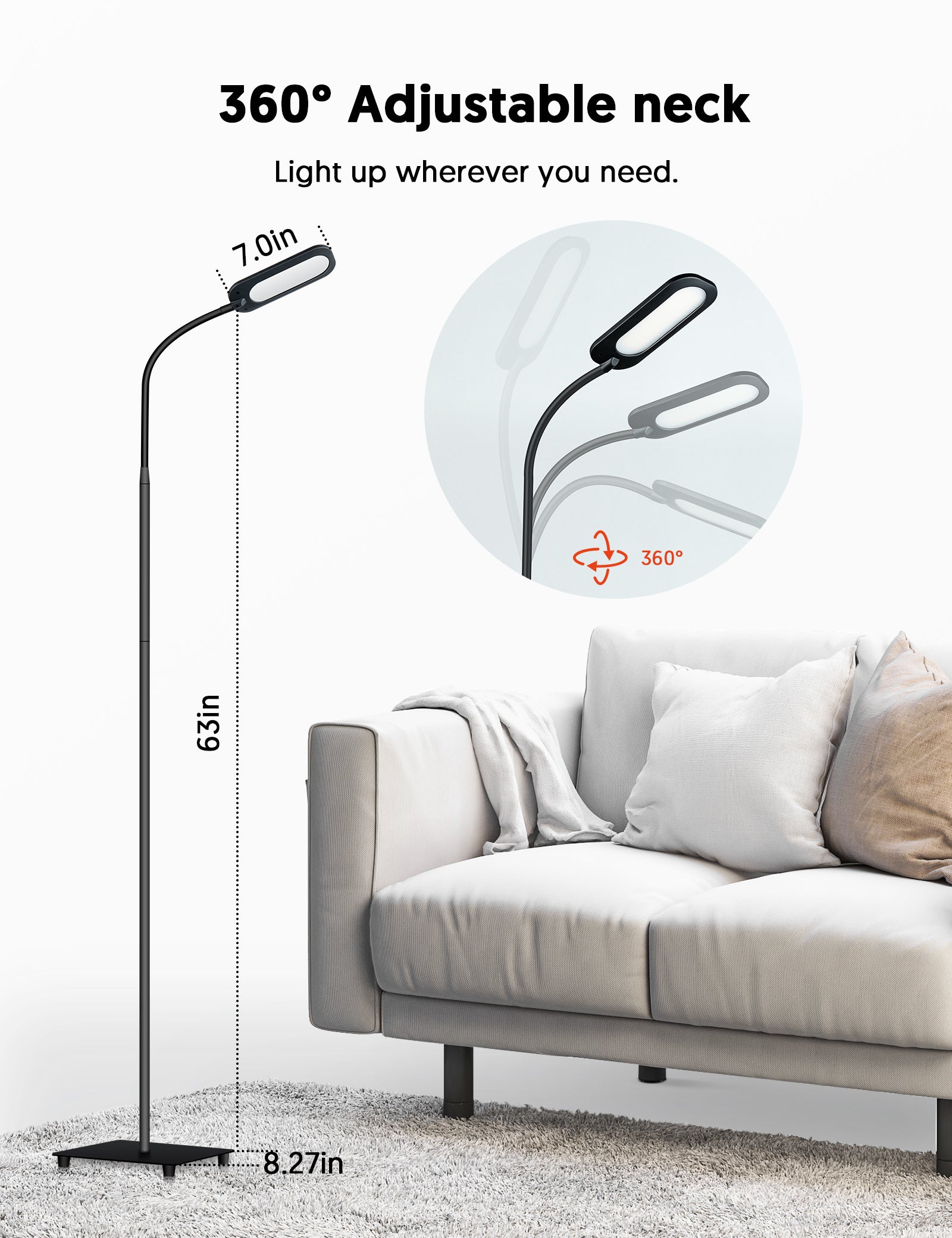 Teckin FL32A Stehlampe