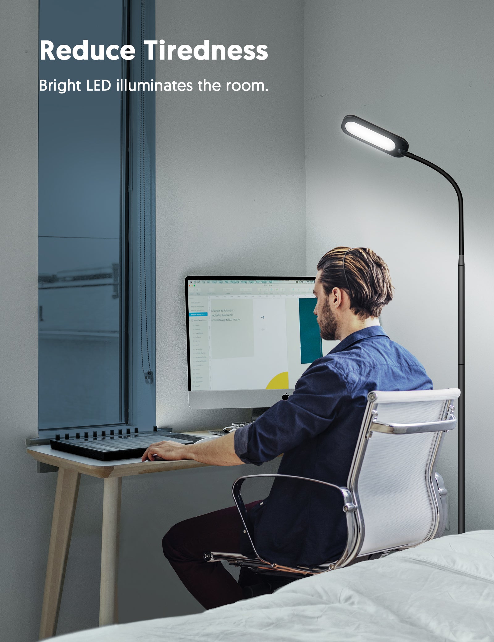 Teckin FL32A Stehlampe